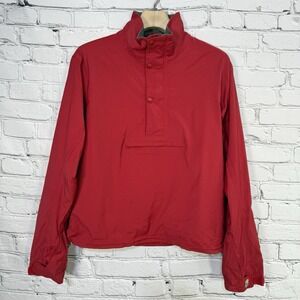 Burton Radar Womens M Jacket 1/2 Zip Pullover Snowboarding Ski Anorak Style Red